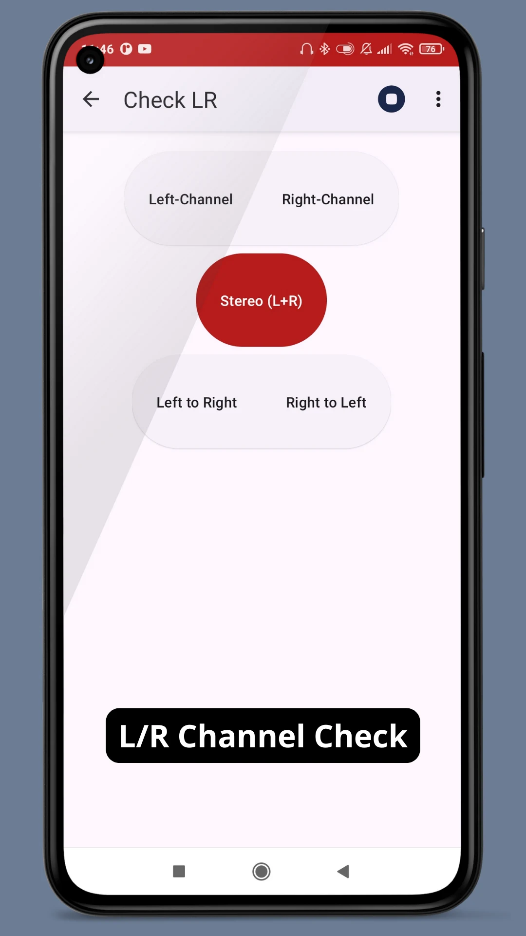 Earphone/Headphone Audio Test screenshot