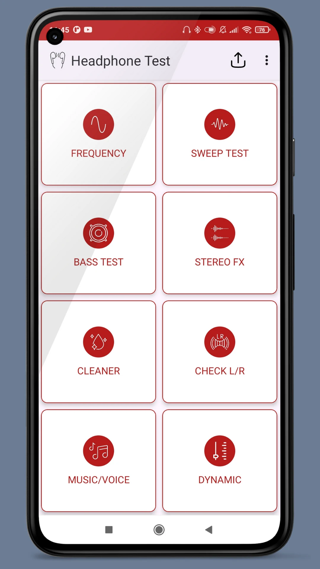 Earphone/Headphone Audio Test screenshot