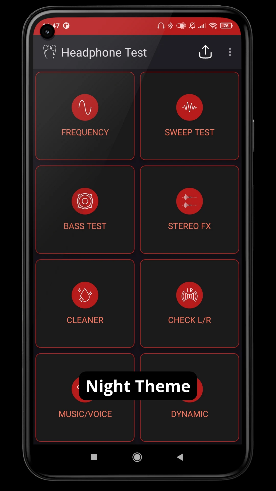 Earphone/Headphone Audio Test screenshot